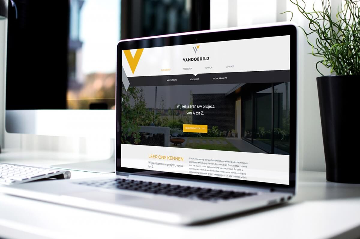 responsive website Vandobuild